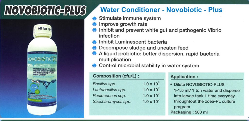 Water Conditioner – Novobiotic – Plus | SYS Aqua Impex